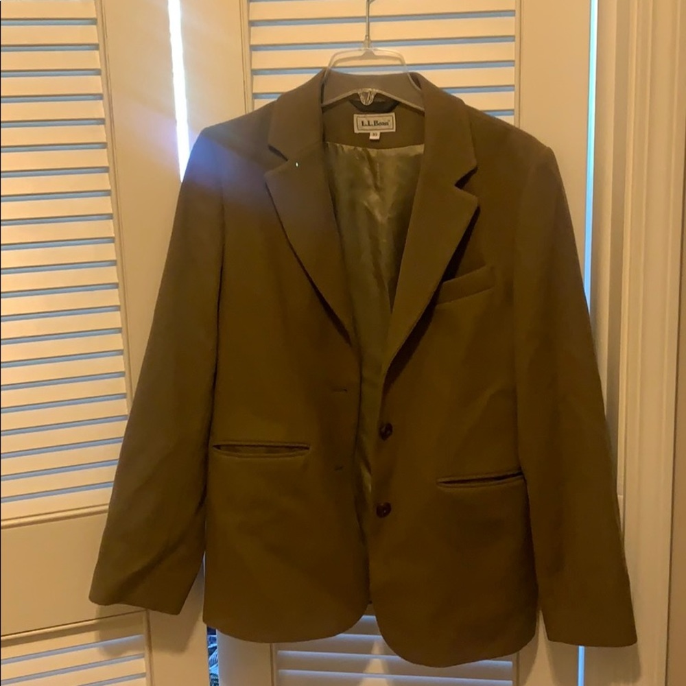 Wool & cashmere LL Bean blazer